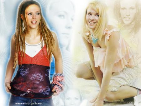 la positive attitude : Dancy Trash le look de Lorie a droite